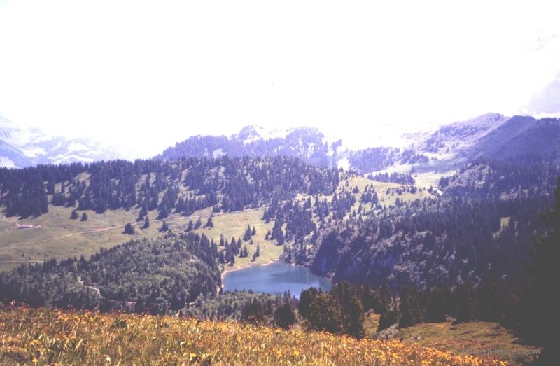 Gryon-Villars Lac de Chavonnes lake